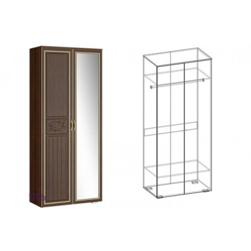 Шкаф 2х створчатый левый/правый (440) Виктория