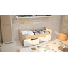 Кровать с бортиком и ящиками Умка