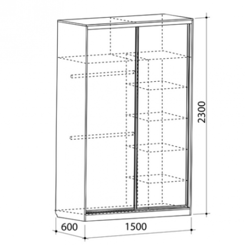 Шкаф-купе Гранд 5-600