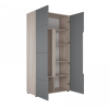 Шкаф 2х-створчатый Палермо-3 (Графит)