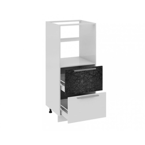 Шкаф комбинированный под бытовую технику с 2-мя ящиками КБ2я_132(72)-60_2Я Фэнтези