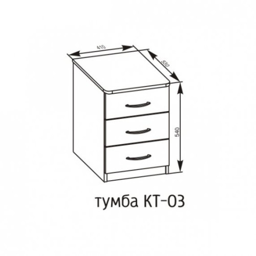 Тумба КТ-03.1