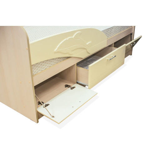 Детская кровать Дельфин МДФ 2,0 м.