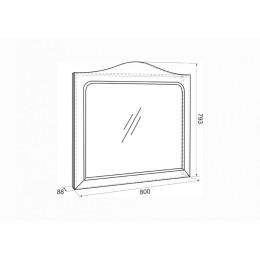 Зеркало "Акварель"