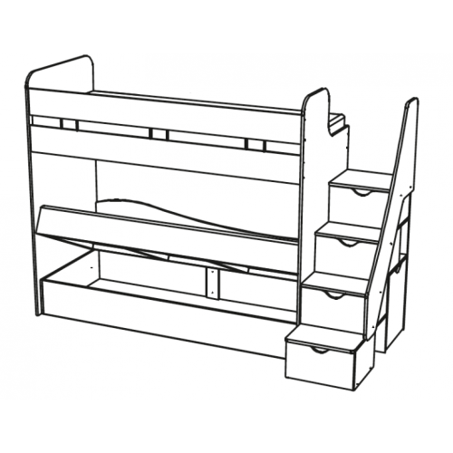 Кровать двухъярусная Адель-3