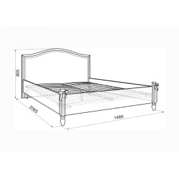 Кровать 1.4 "Акварель"