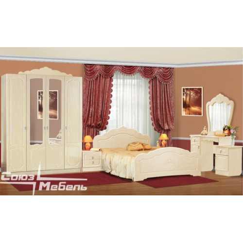 Шкаф 4-х дверный Корона