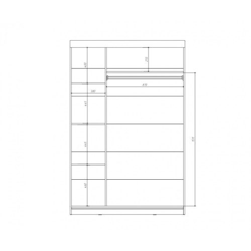 Шкаф-купе Комфорт №9М