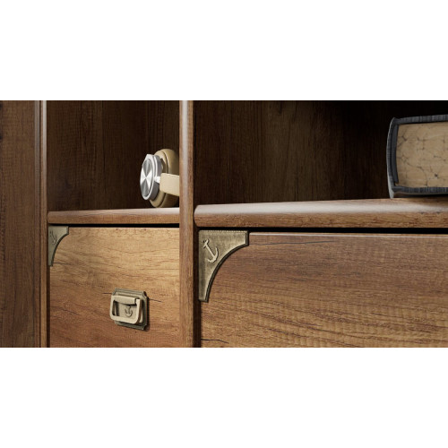 Шкаф комбинированный для белья с иллюминатором Навигатор