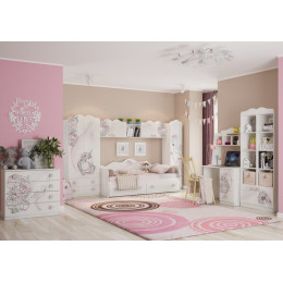 Шкаф комбинированный "Фэнтези" (с ящ. 1-створчатый)