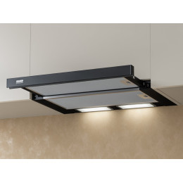 KAMILLA 600 BLACK (2 мотора) вытяжка кухонная