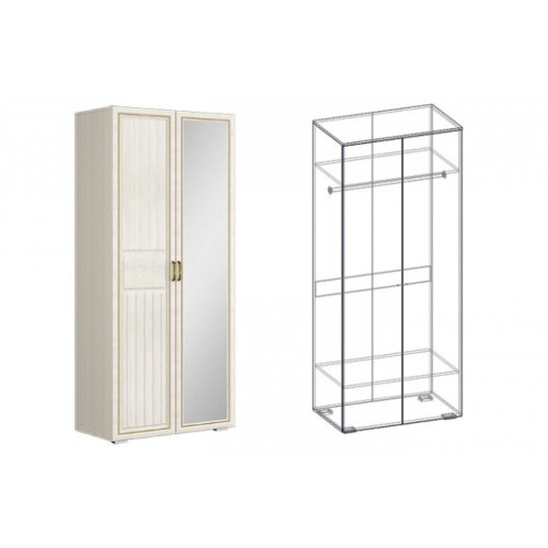 Шкаф 2х створчатый левый/правый (540) Виктория