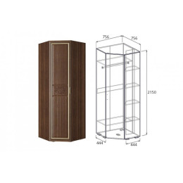 Шкаф угловой левый/правый (440) "Виктория"