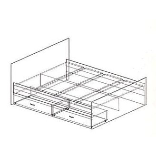 Кровать Сакура 1,6 м.