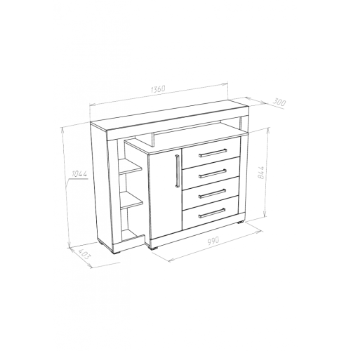 Комод Монтана