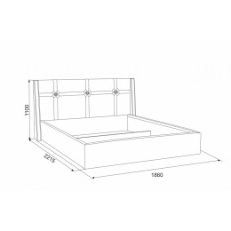 Кровать 1,6 "Джулия"