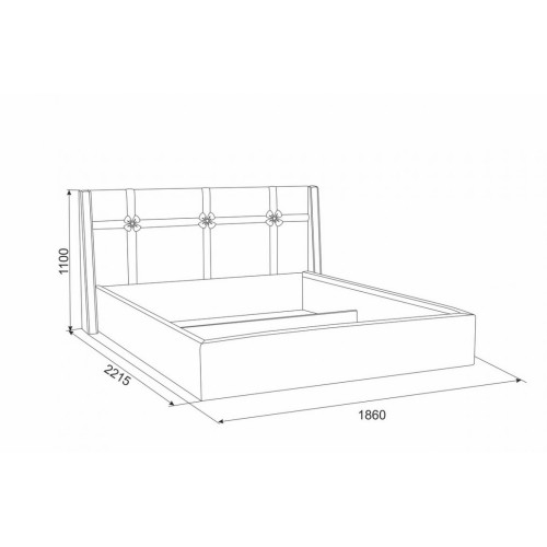 Кровать 1,6 Джулия