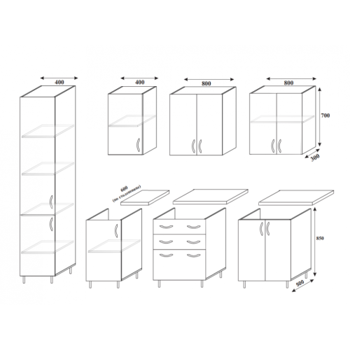 Кухня "Прованс" 2400 мм