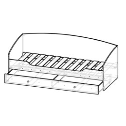 Кровать KP-301 "Мийа-3"