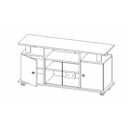 Тумба под телевизор Виста-13Н