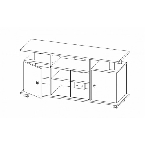 Тумба под телевизор Виста-13Н