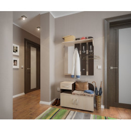 Вешалка с тумбой "Аврора"