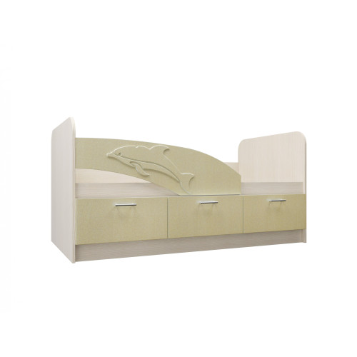 Детская кровать Дельфин МДФ 1,8 м.