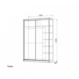 Шкаф-купе "Рио/Гранд 1-600 Амели"