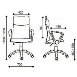 Кресло Астра А РС900 Хром