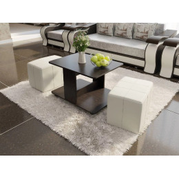 Стол журнальный с пуфиками "Капри"