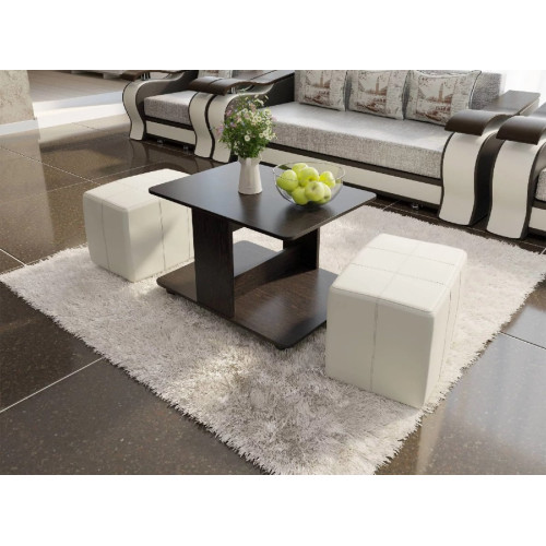 Стол журнальный с пуфиками Капри