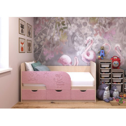 Детская кровать "Свинка Пеппа" МДФ 1,6 м