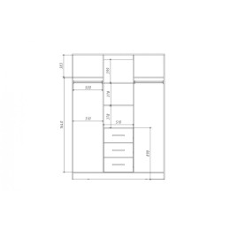 Шкаф-купе "Комфорт №6М"