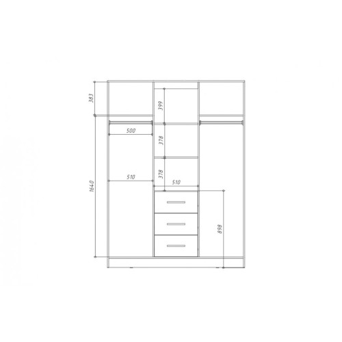 Шкаф-купе Комфорт №6М