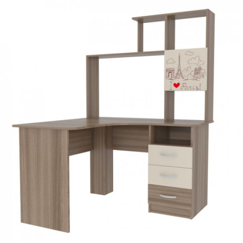 Стол компьютерный угловой с надстройкой Галерея 1200