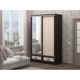 Шкаф-купе 2-х створчатый "Модерн" 1,35м