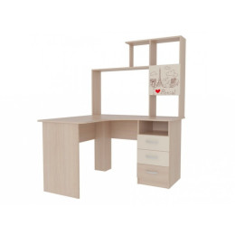 Стол компьютерный угловой с надстройкой "Галерея 1200"