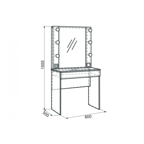 Трюмо Гламур