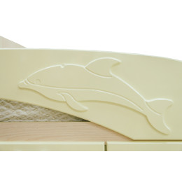 Детская кровать Дельфин МДФ 1,6 м.