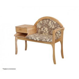 Скамья для прихожей с ящиком (мягкая)