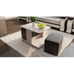 Стол журнальный с пуфиками "Капри"