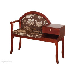 Скамья для прихожей с ящиком (мягкая)