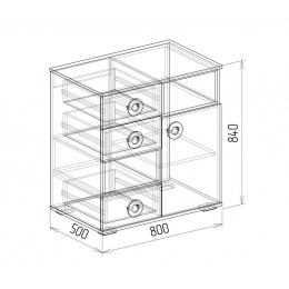Комод №7 "Космос"