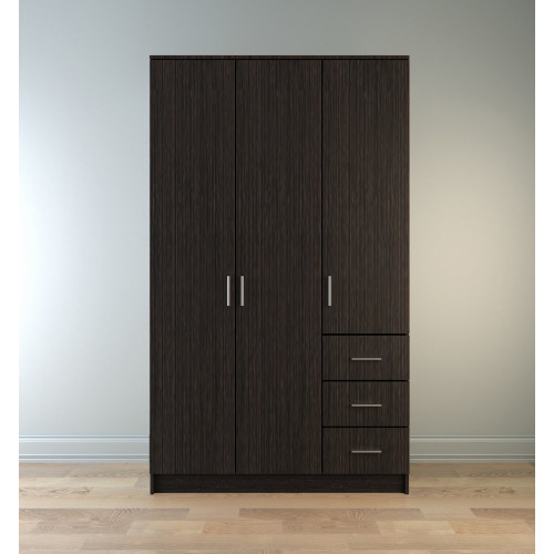 Шкаф 3х-дверный с ящиками Лофт