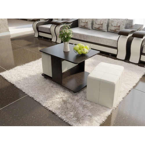 Стол журнальный с пуфиками Капри