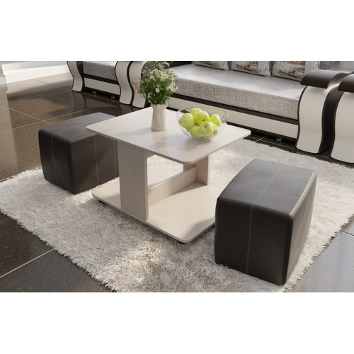 Стол журнальный с пуфиками Капри