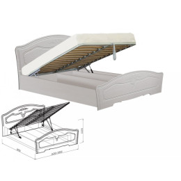 Ева Кровать №1 1400 мм. с подъемным механизмом