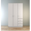 Шкаф 3х-дверный с ящиками Лофт