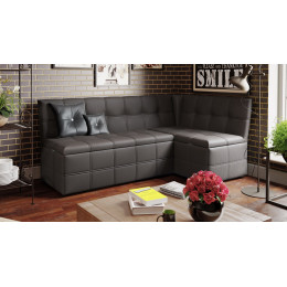 Скамья угловая со спальным местом «Домино» (Кашемир коричневый)