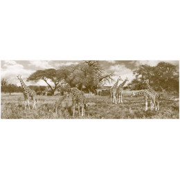 КУХОННЫЙ ФАРТУК Жираф коричневый "АКВАТОН"